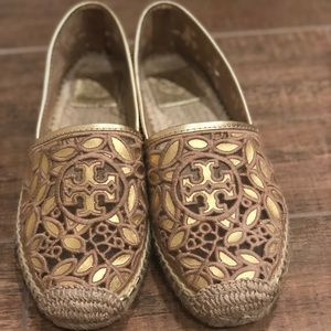 Beautiful Tory Burch Cut-Out Espadrilles